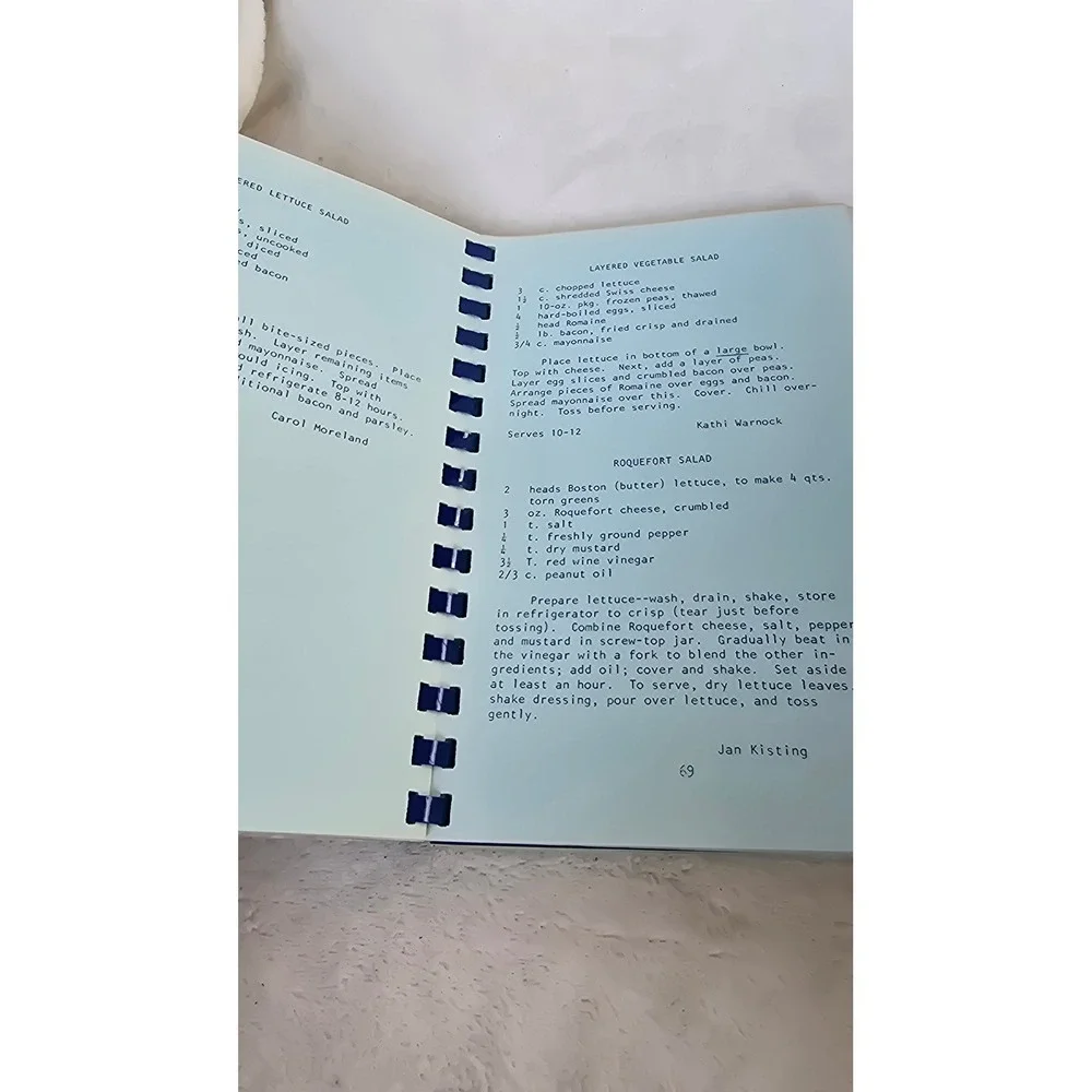 Vintage Delaware Ohio Community Cookbook Lot St Marys Church Statewide Twig 3